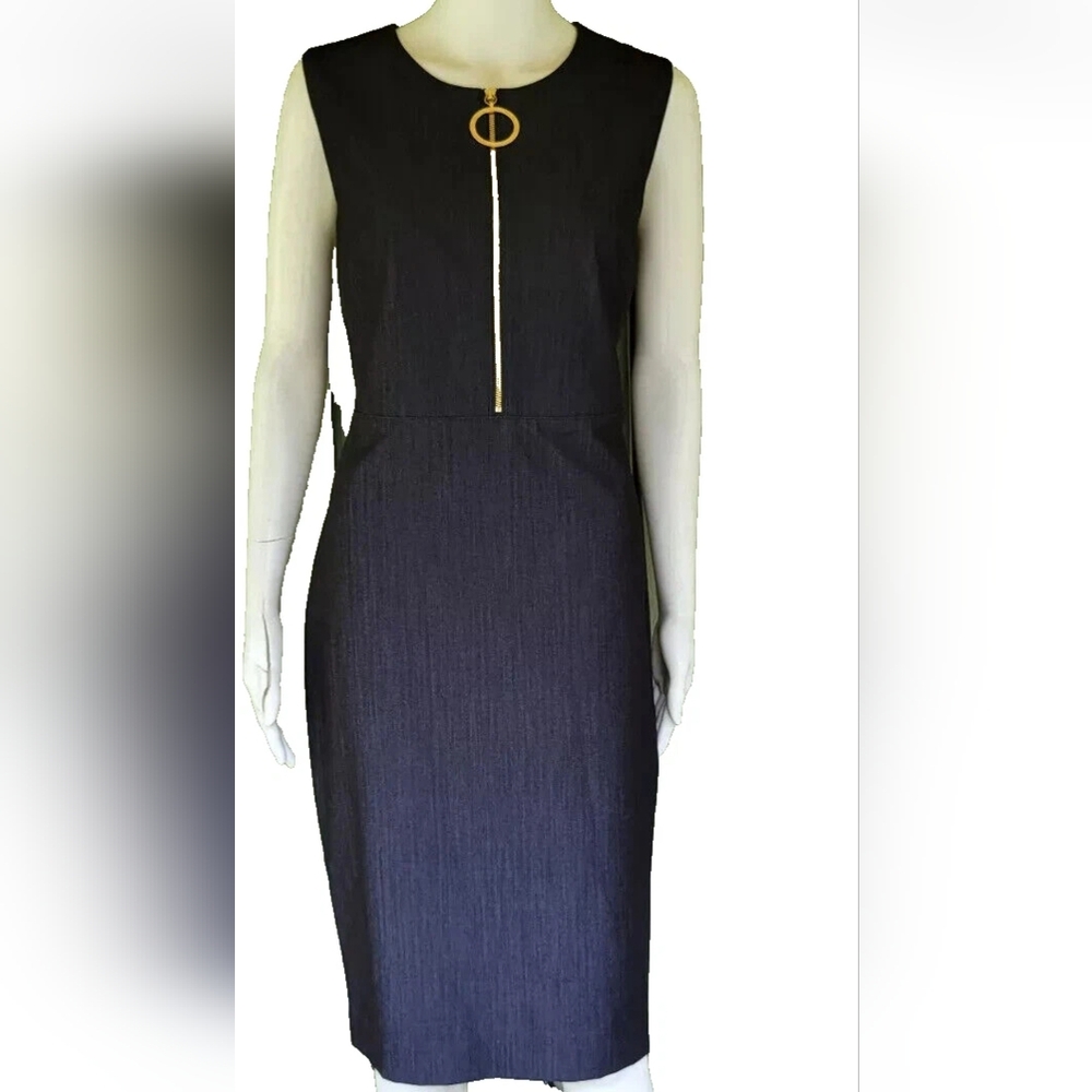 Women's Dark Grey Office Dress - Size 2 - New With Tag
